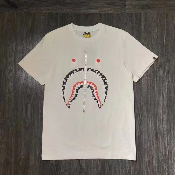 [buy more save more]1:1 quality version Ape Head Camouflage Cartoon Print Round Neck Tee 22 colors