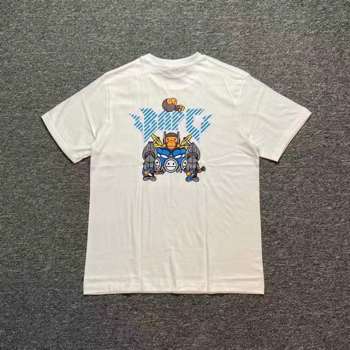 [buy more save more]1:1 quality version Ape Head Camouflage Cartoon Print Round Neck Tee 22 colors