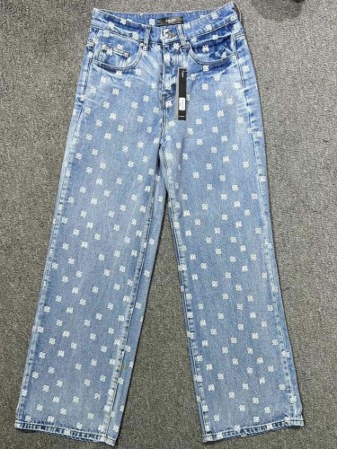 [buy more save more] 1:1 quality version All-over AM monogrammed teardrop print jeans