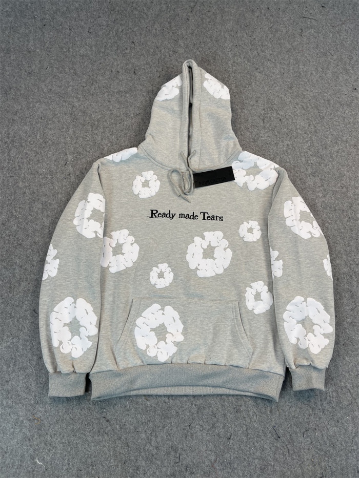 [buy more save more] High Street Foam Kapok Print Hoodie 2 colors