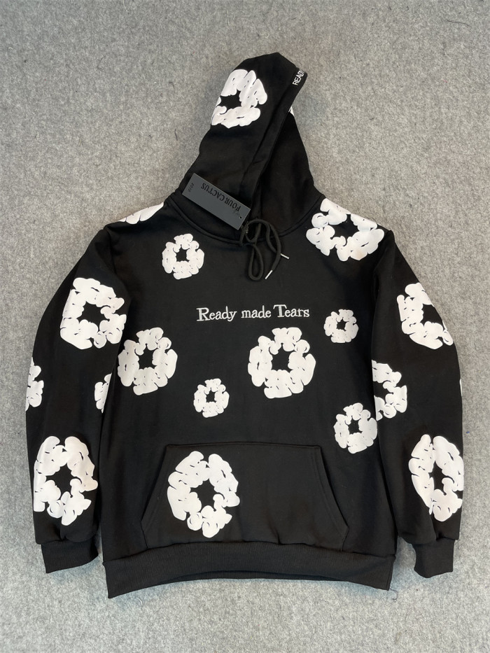 [buy more save more] High Street Foam Kapok Print Hoodie 2 colors