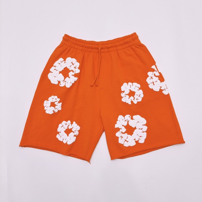 1:1 quality version Classic Kapok Print Drawstring Shorts 10 colors