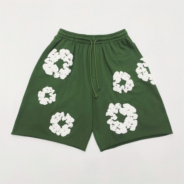 1:1 quality version Classic Kapok Print Drawstring Shorts 10 colors