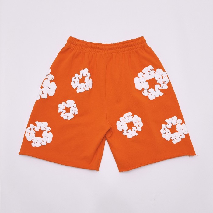 1:1 quality version Classic Kapok Print Drawstring Shorts 10 colors