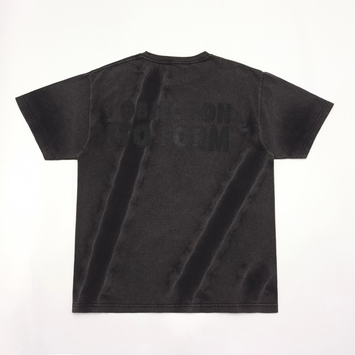 [Big & Tall for weights up to 260 lbs]1:1 quality version ART Red Label Letter White Bone Arm Print Tee