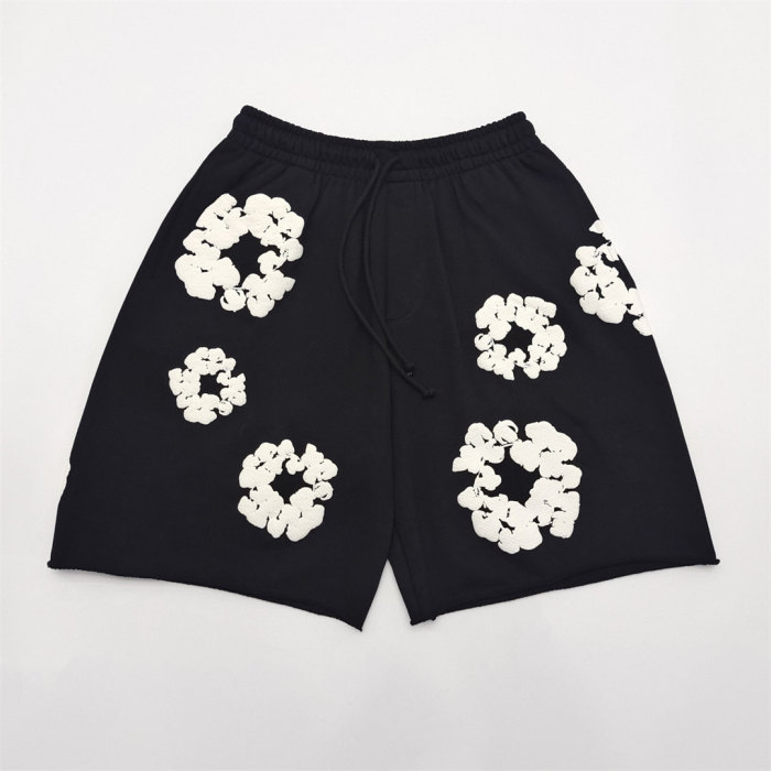 1:1 quality version Classic Kapok Print Drawstring Shorts 10 colors