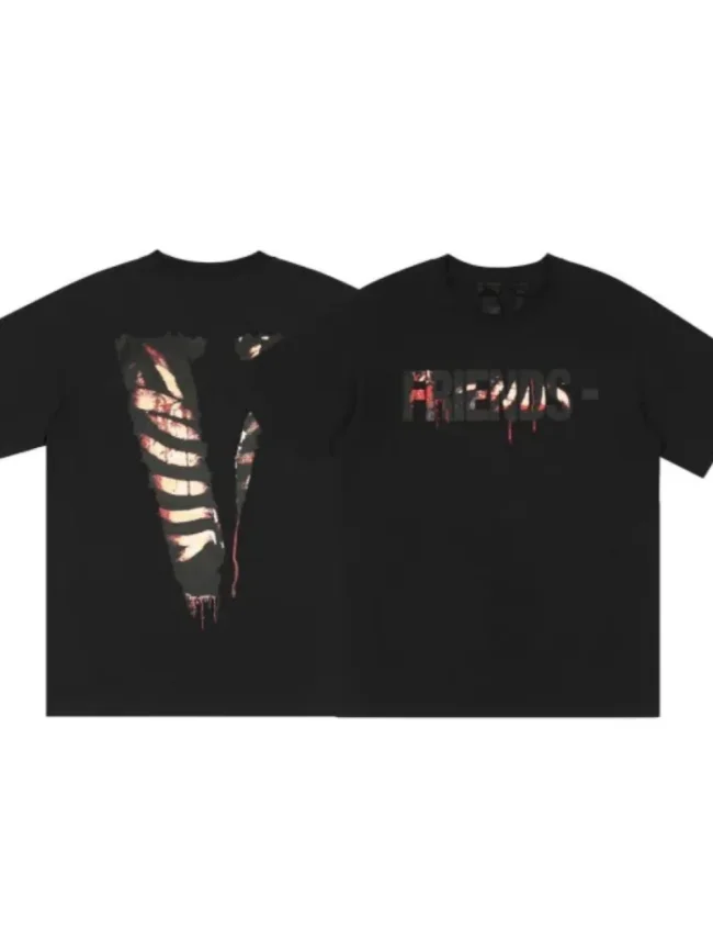 [buy more save more]Rib V short sleeve black & white