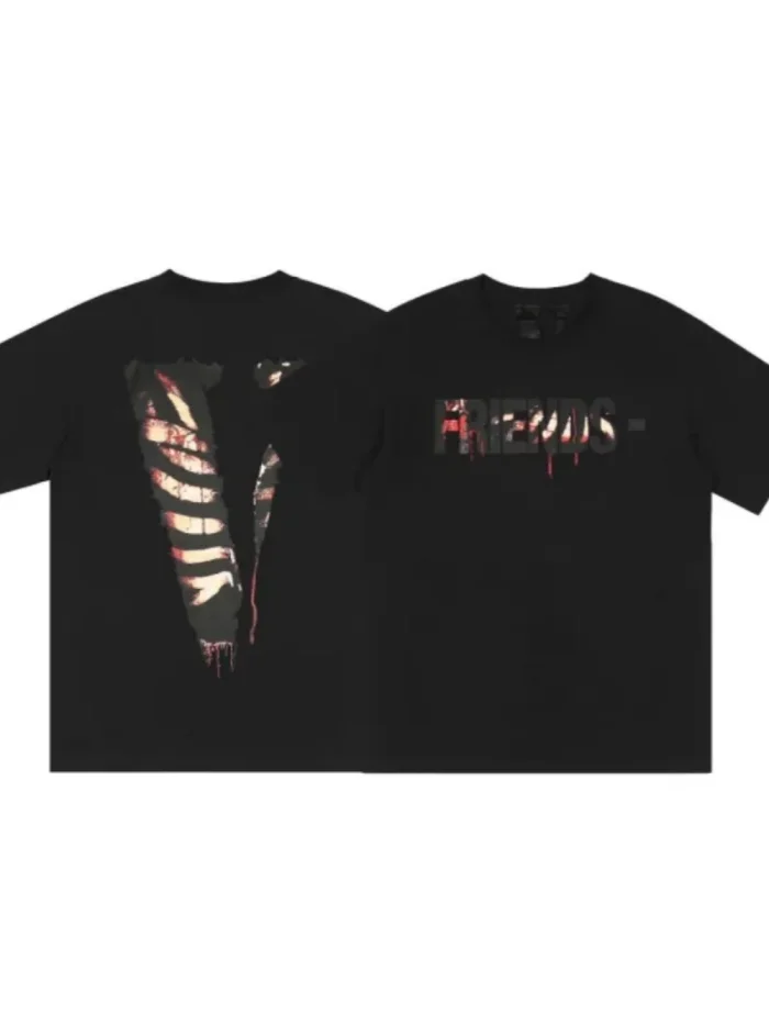 [buy more save more]Rib V short sleeve black & white
