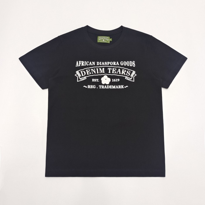 1:1 quality version Classic Logo Foam Letter Print tee