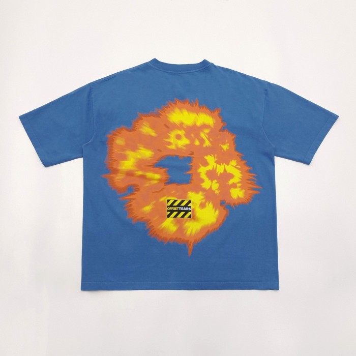 1:1 quality version Front and back large sparkle monogrammed tee