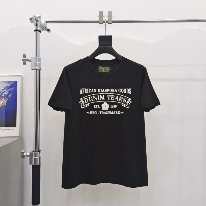 1:1 quality version Classic Logo Foam Letter Print tee