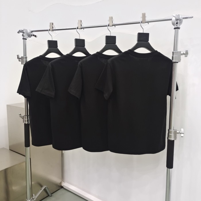 1:1 quality version Classic Logo Foam Letter Print tee