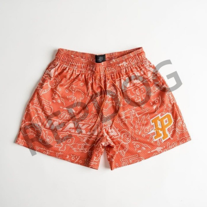  IP Flocked Letter Shorts 4 colors