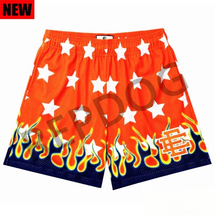  Eric Emanuel Pentagram Flame Basketball Athletic Quick Dry Shorts 3 colors