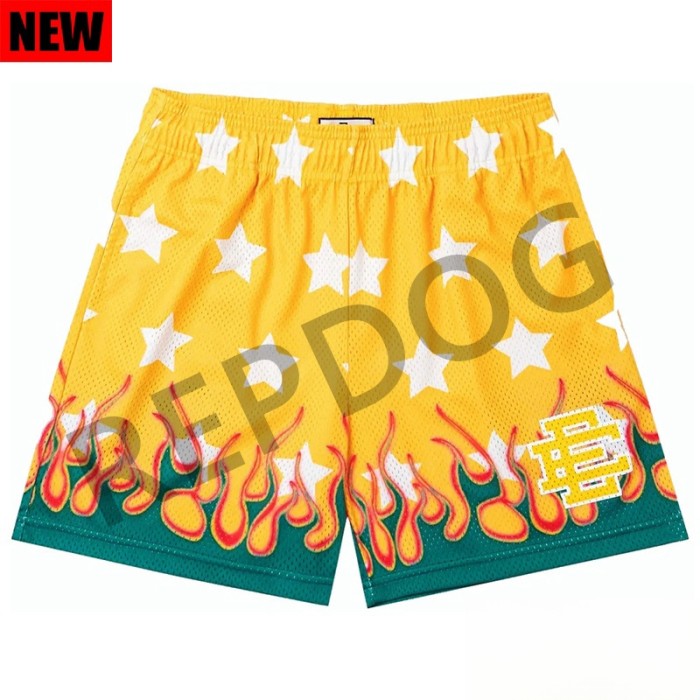  Eric Emanuel Pentagram Flame Basketball Athletic Quick Dry Shorts 3 colors