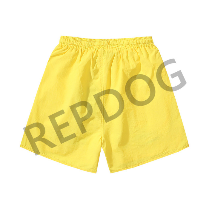 Big letter logo print loose beach shorts 2 colors