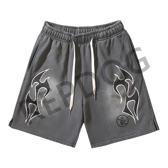 Side Face Goddess Mud Print Side Pocket Shorts 3 colors