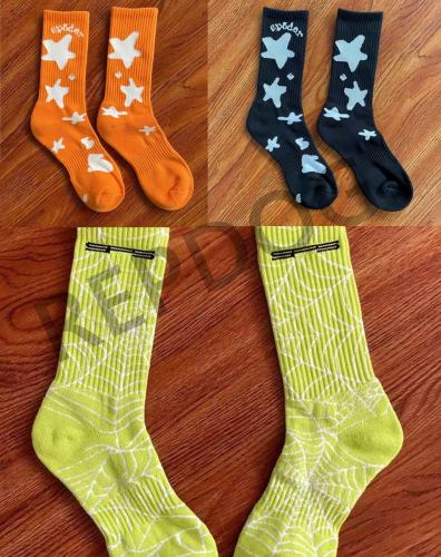 Irregular Star Letter Print Mid Calf Socks 3 colors