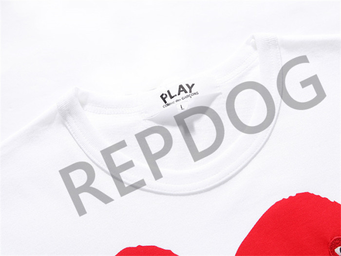   Big Heart Round Neck Printed Tee