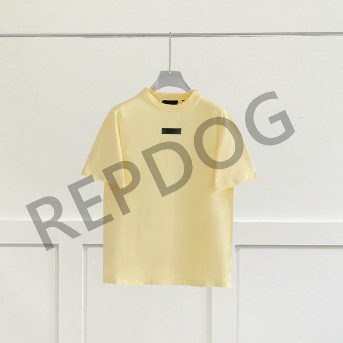 [50% Off]Fear Of God (Essentials) 1:1 quality version 24 New ESS Bright Color Loose Cotton Tee 4 colors 25575223