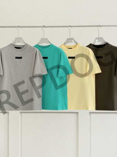 1:1 quality version 24 New ESS Bright Color Loose Cotton Tee 4 colors