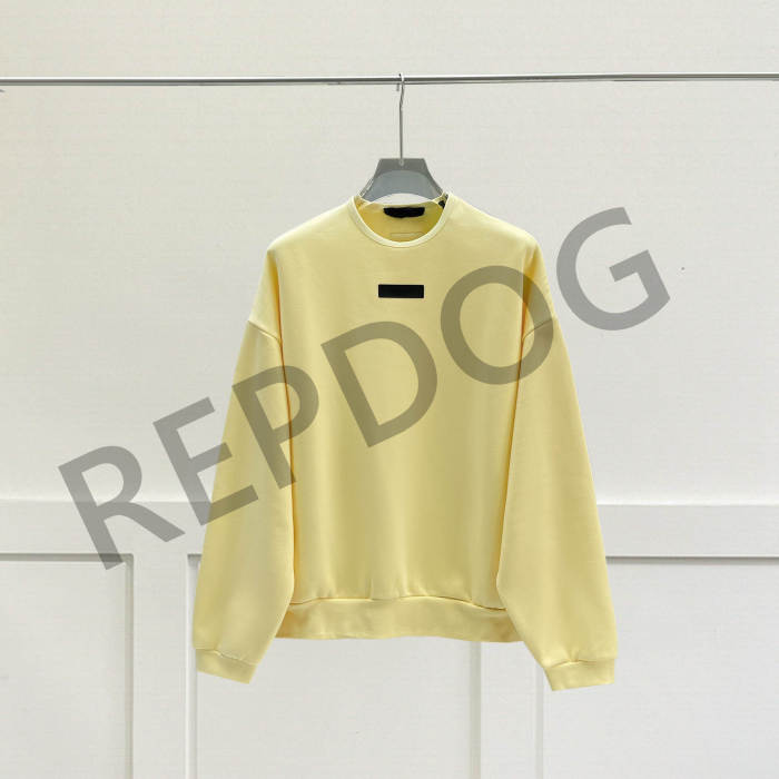 1:1 quality version High Street Tide Loose Round Neck Padded Pullover Sweatshirt 4 colors