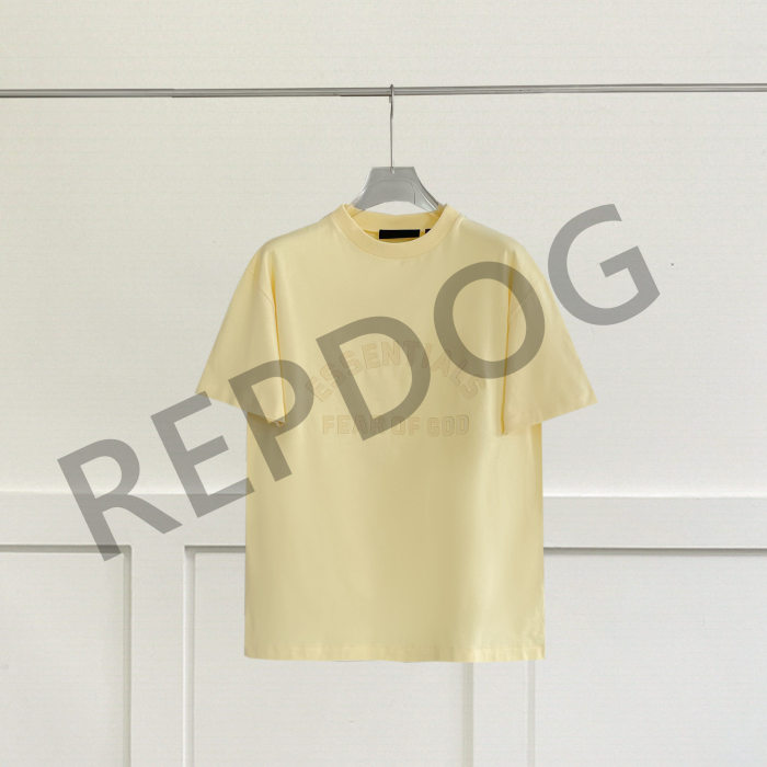 1:1 quality version Silicone Embossed Letter Logo Tee 3 colors