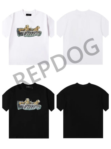 Double Cheetah Jungle Print Tee 2 colors