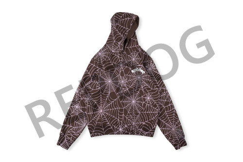 All-over Spiderweb Foam Monogrammed Hoodie & Pants Set