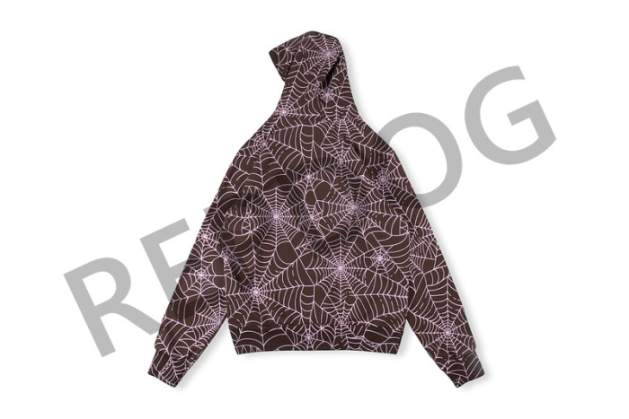 All-over Spiderweb Foam Monogrammed Hoodie & Pants Set