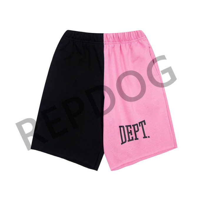 Patchwork two-tone monogrammed shorts 4 colors