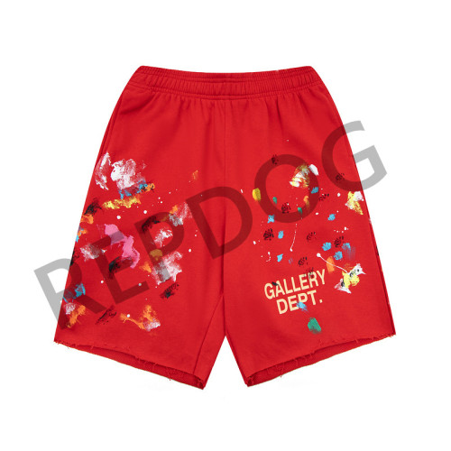 Hip Hop Hand Painted Graffiti Polka Dot Letter Print Shorts 3 colors
