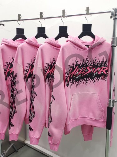 [Including comparative images of RepDog and other seller]1:1 quality version Pink Future Flame Washed Hoodie