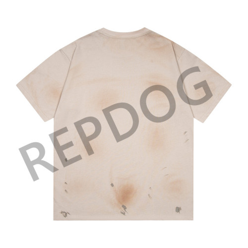 Monogrammed Badge Mud Dot Vintage Aged tee
