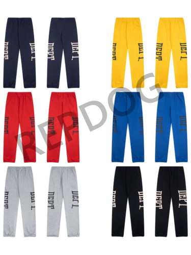 monogrammed side leg prints Sweatpants 6 colors