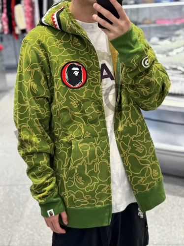 30th Anniversary Camo Shark Zip Hoodie 3 colors