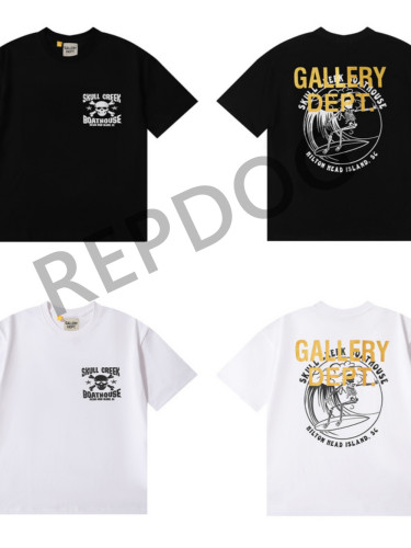 Skull Surf Print Tee 2 colors
