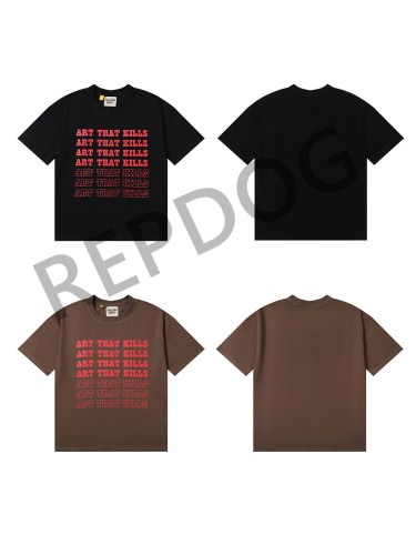 Stacked Pop-up Letter Print Tee 2 colors