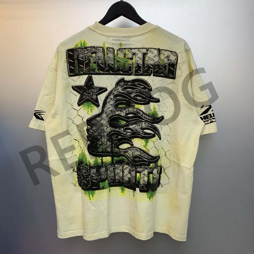 Helmet Letter Print Back Large LogoTee 2 colors