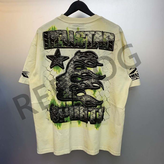 Helmet Letter Print Back Large LogoTee 2 colors