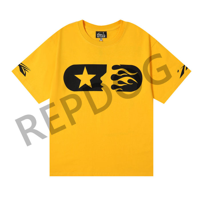 [buy more save more] Running Man Letter Abstract Print Tee 2 colors
