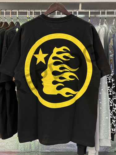 Yellow Slogan Letter Print Tee 2 colors