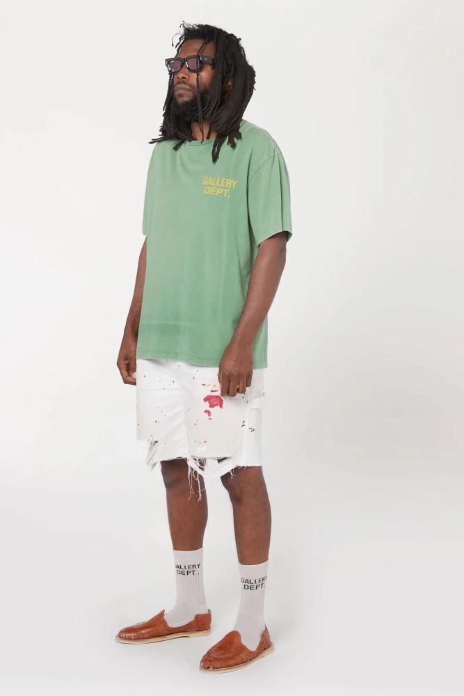 [50% Off][Big & Tall for weights up to 260 lbs]1:1 quality version Light green to do old folding shadow tee 25806503
