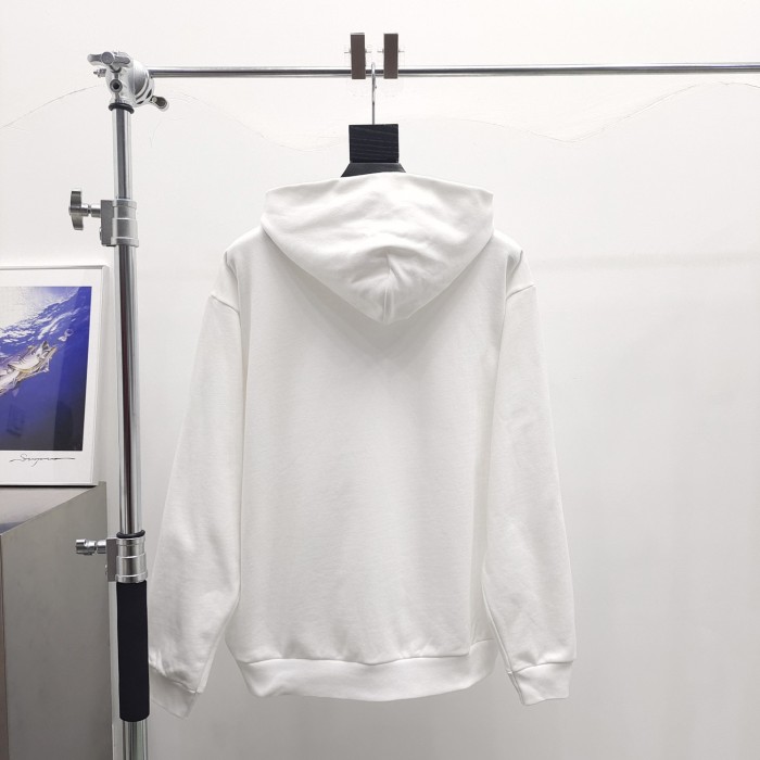 1:1 quality version White Rhinestone Spider Web Hoodie