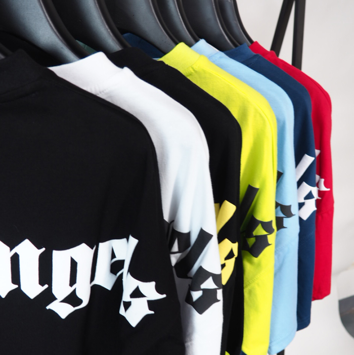 Copy Palm angels foaming printing logo tee