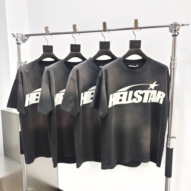 [Big & Tall for weights up to 260 lbs]1:1 quality version HS Classic Letter Large Logo Tee