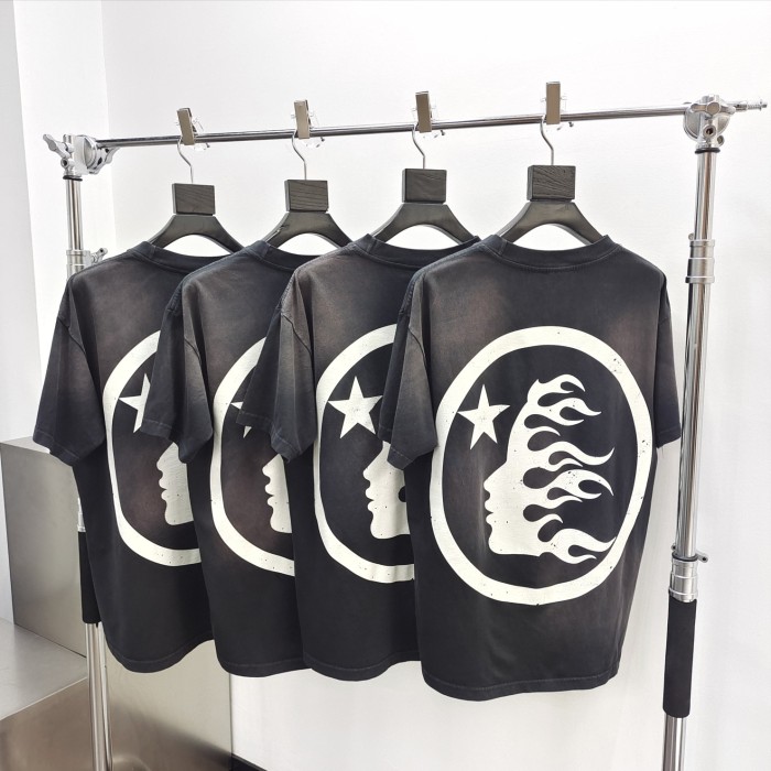 [Big & Tall for weights up to 260 lbs]1:1 quality version HS Classic Letter Large Logo Tee