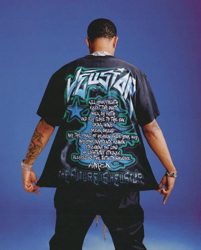 [Big & Tall for weights up to 260 lbs]1:1 quality version Green Intergalactic Man Tee
