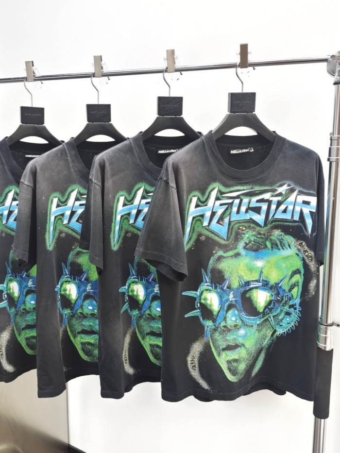 [Big & Tall for weights up to 260 lbs]1:1 quality version Green Intergalactic Man Tee