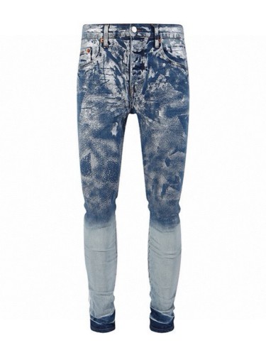 1:1 quality version White Lacquer Snow Mountain Gradient Vintage Wash Jeans
